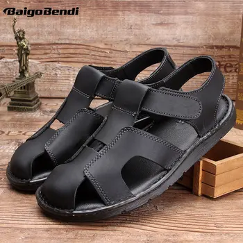 Fashion Close Toe Men Sandals Genuine Leather Hollow-Out Business Man Casual Summer Shoes Soft
Fashion Close Toe Men Sandals Genuine Leather Hollow-Out Business Man Casual Summer Shoes Soft