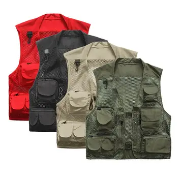 Ultralight Fishing Vest Warm Quick-Drying Mesh Vest Tactical Military Camping Vest Outdoor Men Waistcoats with Multi Pocket
Ultralight Fishing Vest Warm Quick-Drying Mesh Vest Tactical Military Camping Vest Outdoor Men Waistcoats with Multi Pocket