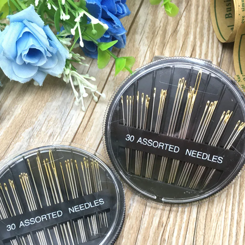 30 Pcs Apparel Sewing New Chic Needles Sewing Kit Embroidery Mending Gold Eye Needle Craft Quilt Case
30 Pcs Apparel Sewing New Chic Needles Sewing Kit Embroidery Mending Gold Eye Needle Craft Quilt Case