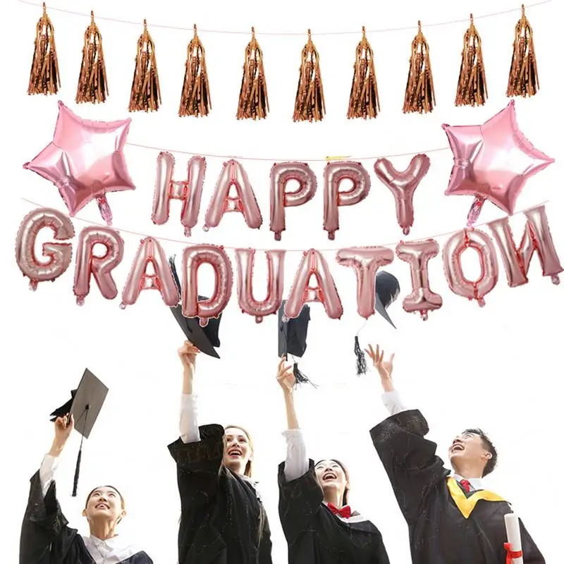 18-Inch Aluminum Film Balloon Set For Happy Graduation Party Birthday Party Decor Ball Supplies
18-Inch Aluminum Film Balloon Set For Happy Graduation Party Birthday Party Decor Ball Supplies
