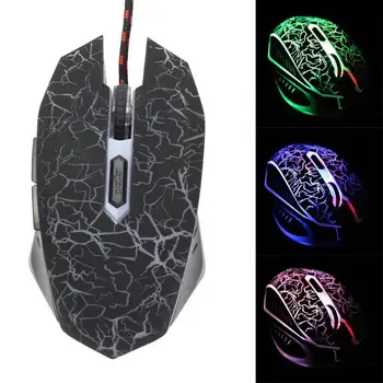 New Gaming Mouse Adjustable Colorful Backlight 4000DPI Optical Wired Gaming Game Mice Mouse for Laptop PC For Lol Dota Hot Sale
New Gaming Mouse Adjustable Colorful Backlight 4000DPI Optical Wired Gaming Game Mice Mouse for Laptop PC For Lol Dota Hot Sale