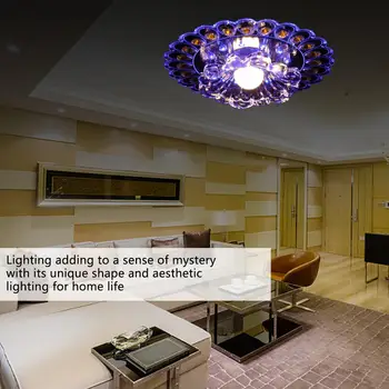 Kitchen Surface Mount Ceiling Light Modern LED Crystal Ceiling Light Circular Ceiling Lamp for Living Room Corridor Hall
Kitchen Surface Mount Ceiling Light Modern LED Crystal Ceiling Light Circular Ceiling Lamp for Living Room Corridor Hall