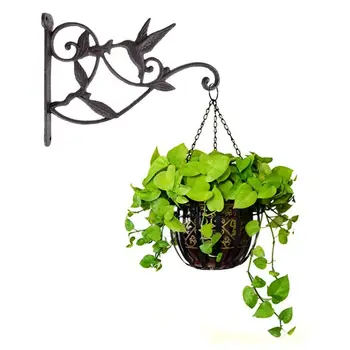Hanging Plant Hook Hummingbird Cast Iron Decorative Flower Basket Wall Hanging Hooks Bracket Hanger For Indoor Outdoor Plants
Hanging Plant Hook Hummingbird Cast Iron Decorative Flower Basket Wall Hanging Hooks Bracket Hanger For Indoor Outdoor Plants