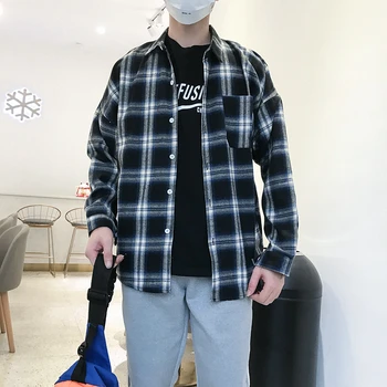 2019 Spring New Cotton Lattice Shirt Joker Exceed Fire Sale Men's Clothes Tide streetwear Chinese Style Free shipping Red
2019 Spring New Cotton Lattice Shirt Joker Exceed Fire Sale Men's Clothes Tide streetwear Chinese Style Free shipping Red