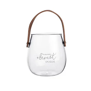 Unique Chic Nordic Glass Storage Jar Bottle With Leather Handle Minimalist Desk Storage Bottle Organizer Flower Vase Container
Unique Chic Nordic Glass Storage Jar Bottle With Leather Handle Minimalist Desk Storage Bottle Organizer Flower Vase Container