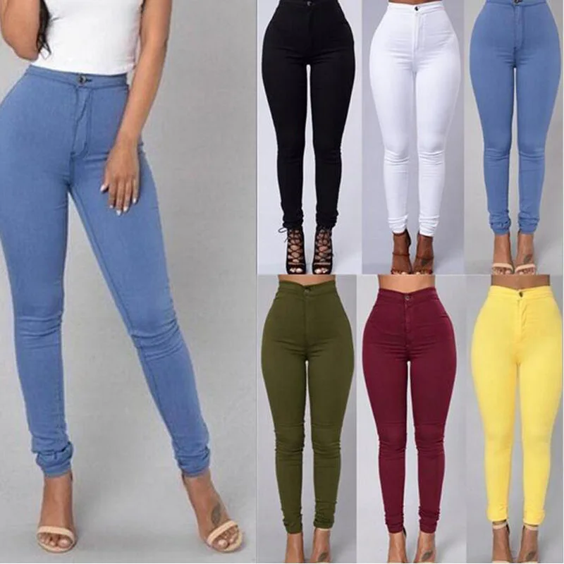Sexy Women Fashion Jeggings Warm Multicolor Jeans Slim Skinny Pants Push Up 2019 Spring Summer Female Clothes Elastic High Waist
Sexy Women Fashion Jeggings Warm Multicolor Jeans Slim Skinny Pants Push Up 2019 Spring Summer Female Clothes Elastic High Waist