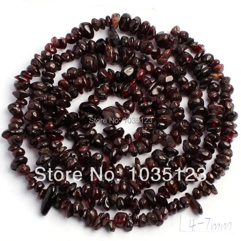 Natural 4-6mm Garnet Freeform Gravel Necklace Bracelet Jewelry DIY Loose Beads Strand 32 Inch w550
Natural 4-6mm Garnet Freeform Gravel Necklace Bracelet Jewelry DIY Loose Beads Strand 32 Inch w550