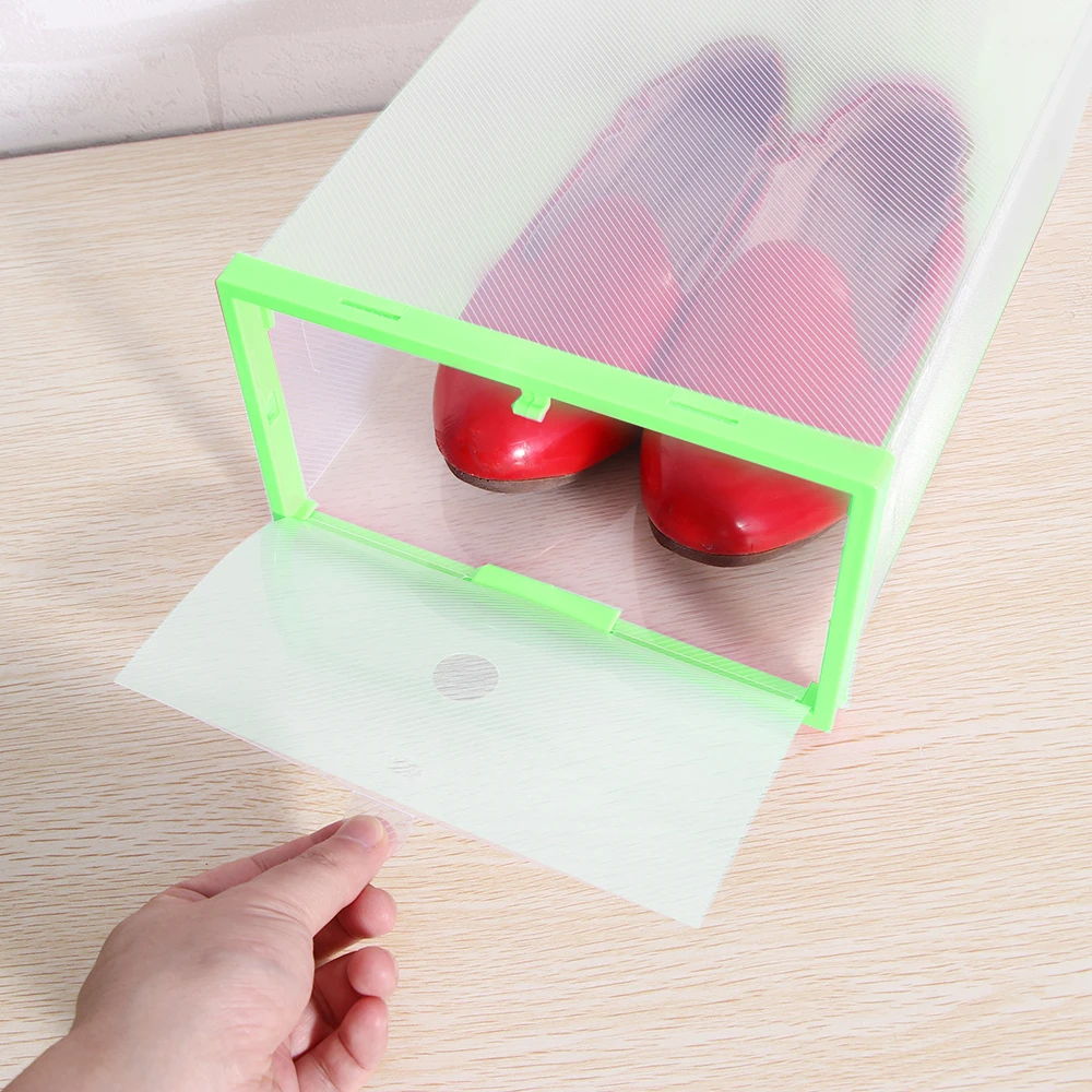 Portable Shoe Storage Organizer Stackable Plastic See-Through Drawer-Type Shoes Storage Box Case Container Organizer with Cap
Portable Shoe Storage Organizer Stackable Plastic See-Through Drawer-Type Shoes Storage Box Case Container Organizer with Cap