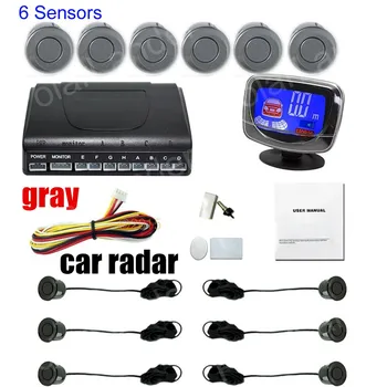 Parking Sensor Kit alert alarm 6 Sensors Car Reverse Backup Radar 22.5mm Buzzer LCD monitor Monitor System 12V
Parking Sensor Kit alert alarm 6 Sensors Car Reverse Backup Radar 22.5mm Buzzer LCD monitor Monitor System 12V
