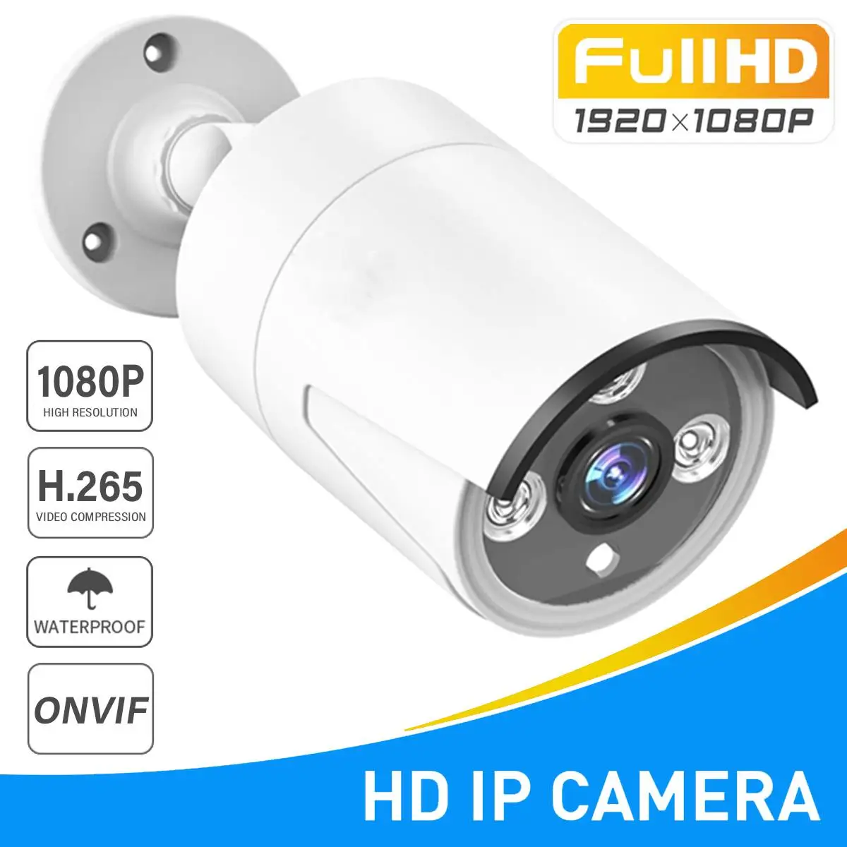 HB624 H.265 4MP Wireless Security IP Camera POE ONVIF Outdoor Waterproof CCTV P2P Surveillance Video Camera Night Vision
HB624 H.265 4MP Wireless Security IP Camera POE ONVIF Outdoor Waterproof CCTV P2P Surveillance Video Camera Night Vision