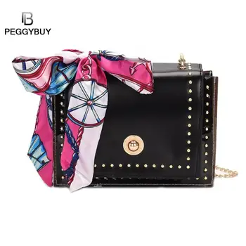 Fashion Women Small PU Leather Messenger Bags Rivet Crossbody Shoulder Bags Chain Women Small Crossbody Messenger Bags
Fashion Women Small PU Leather Messenger Bags Rivet Crossbody Shoulder Bags Chain Women Small Crossbody Messenger Bags