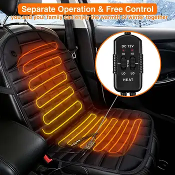 1 Pair 12V Universal Car Heated Seat Cushion Heated Seat Covers 30W-38W 45-65 Degree Adjustable Auto Heating Pad Winter Cushion
1 Pair 12V Universal Car Heated Seat Cushion Heated Seat Covers 30W-38W 45-65 Degree Adjustable Auto Heating Pad Winter Cushion
