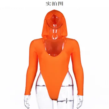 Trendy Women clothes Hooded solid slim Ladies Bodysuit Stretch Leotard long Sleeve polyester Jumpsuit one pieces
Trendy Women clothes Hooded solid slim Ladies Bodysuit Stretch Leotard long Sleeve polyester Jumpsuit one pieces