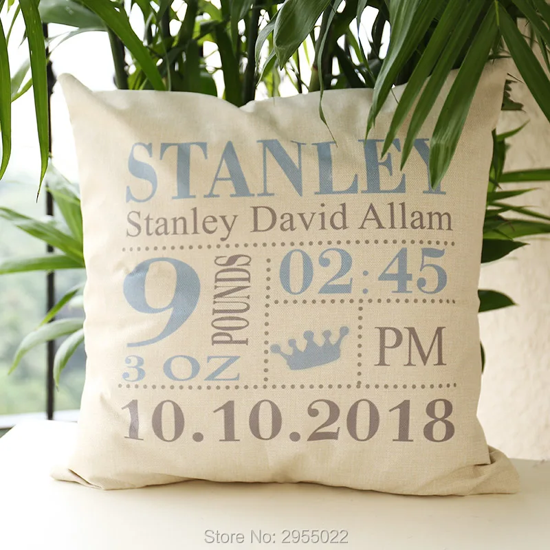 personalized baby pillow cases