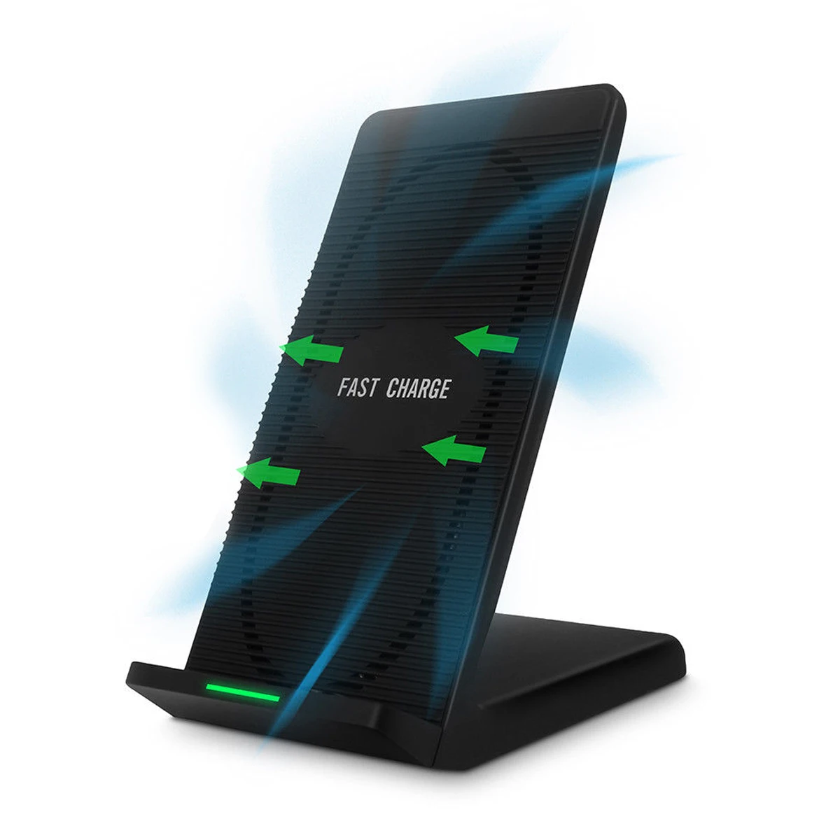 2 Coils Wireless Charger Qi Fast Charging Stand with Fan For iPhone X Samsung S9
2 Coils Wireless Charger Qi Fast Charging Stand with Fan For iPhone X Samsung S9