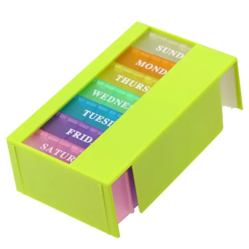 1pc 7 Days Weekly Pill Box Colorful Pill Box Medicine Storage Organizer Holder Kit 21 Slot
1pc 7 Days Weekly Pill Box Colorful Pill Box Medicine Storage Organizer Holder Kit 21 Slot