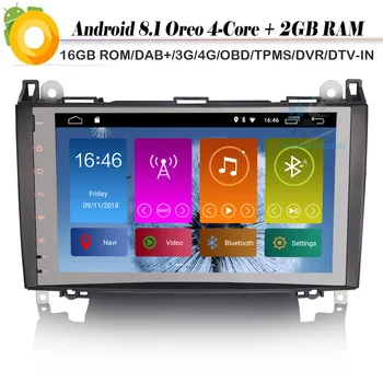 9" Android 8.1 Autoradio DAB+ WiFi 4G Radio Car GPS Navigation Player for Mercedes Benz A/B Class W169 W245 Sprinter Viano Vito
9" Android 8.1 Autoradio DAB+ WiFi 4G Radio Car GPS Navigation Player for Mercedes Benz A/B Class W169 W245 Sprinter Viano Vito