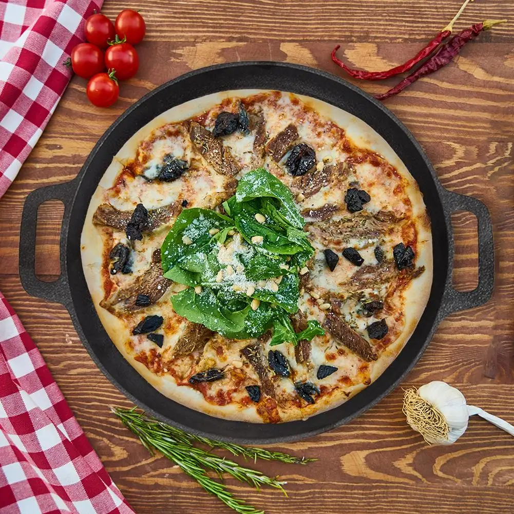 Korean Double Eared Barbecue Dish Household Spread Pancake Fruit Uncoated Non - Stick Pan Teppanyaki Flat Frying Pan Holloware
Korean Double Eared Barbecue Dish Household Spread Pancake Fruit Uncoated Non - Stick Pan Teppanyaki Flat Frying Pan Holloware