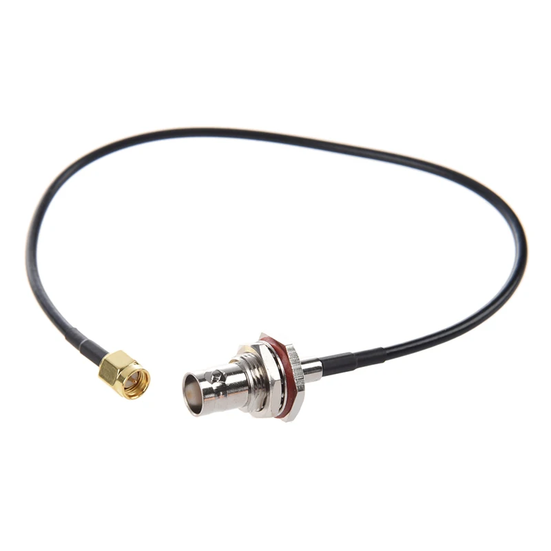 SMA to BNC Cable SMA Male to BNC Female Plug Adapter Antenna Pigtail Cable 13" Used widely for router, booster and WLAN Wifi
SMA to BNC Cable SMA Male to BNC Female Plug Adapter Antenna Pigtail Cable 13" Used widely for router, booster and WLAN Wifi