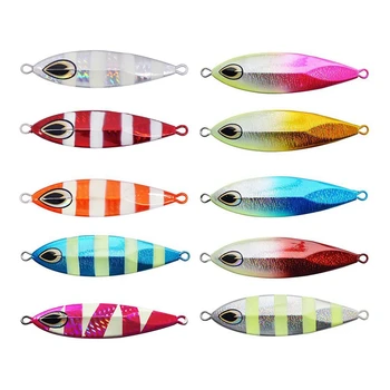 Mixed 10 Colors Sinking Slow Jigging Metal Lures Saltwater 40g 60g 80g 100g 120g Luminous Spoon Lure Hard Lead Fish Baits
Mixed 10 Colors Sinking Slow Jigging Metal Lures Saltwater 40g 60g 80g 100g 120g Luminous Spoon Lure Hard Lead Fish Baits