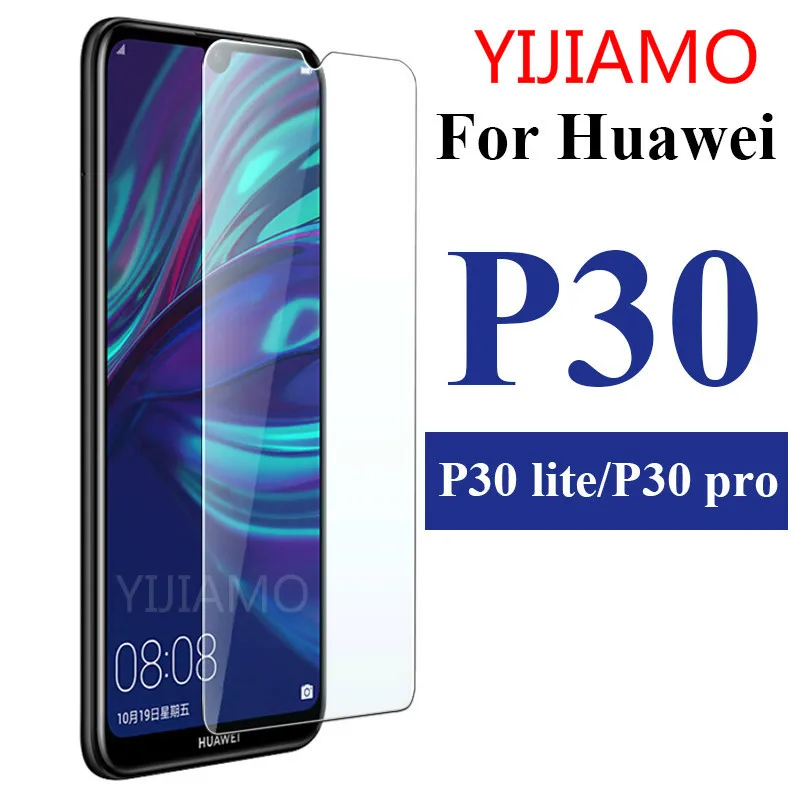 Закаленное стекло для Huawei P30 Lite защита экрана P20 5 84 дюйма прозрачное Защитное P10