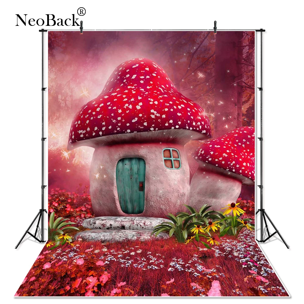 Thin Vinyl Pink Fairy tale theme Mushroom Cottage Photography Backdrop Photo Studio Prop Printed New Born Children Backgrounds
Thin Vinyl Pink Fairy tale theme Mushroom Cottage Photography Backdrop Photo Studio Prop Printed New Born Children Backgrounds