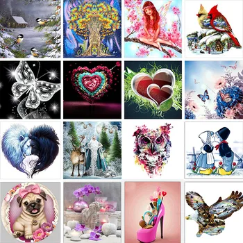 5D DIY Multi-style Diamond Painting Cross Ctitch Kit 16 Pattern Wall Sticker Mosaic Diamond Embroidery Painting Home Decor
5D DIY Multi-style Diamond Painting Cross Ctitch Kit 16 Pattern Wall Sticker Mosaic Diamond Embroidery Painting Home Decor