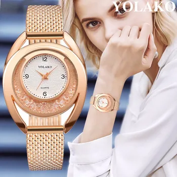 2019 Hot Fashion Women Rhinestone Watches Luxury Leather Clock Female Dress Quartz Watches YOLAKO Brand Relogio Feminino
2019 Hot Fashion Women Rhinestone Watches Luxury Leather Clock Female Dress Quartz Watches YOLAKO Brand Relogio Feminino