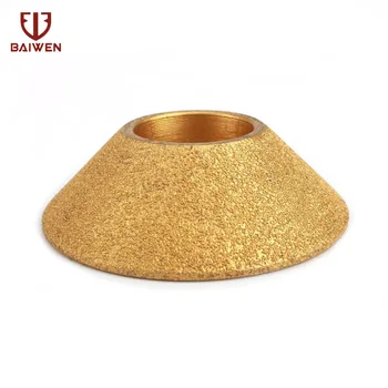 Brazed Diamond Profile Wheel 45 Degree Angle Grinder Granite Edging Grinding Disc