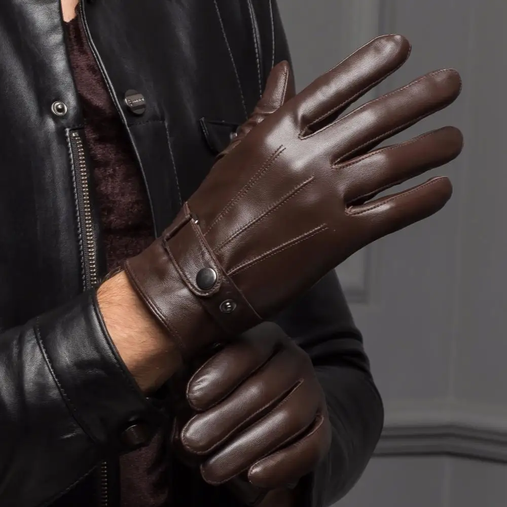 Male 2018 Spring/Winter Real Leather Short Thin/Thick Black/Brown Touched Screen Glove Man Gym Car Driving Mittens
Male 2018 Spring/Winter Real Leather Short Thin/Thick Black/Brown Touched Screen Glove Man Gym Car Driving Mittens