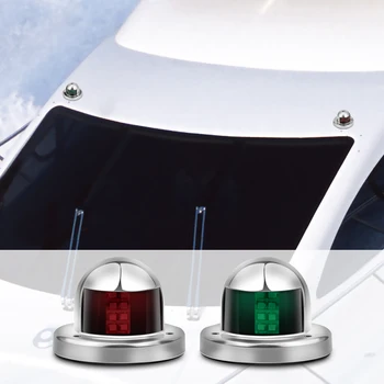 2pcs 12V Stainless Steel Boat reen And Red Navigation Light GMarine Yacht LED Starboard And Port Side Light Stainless Steel Bow
2pcs 12V Stainless Steel Boat reen And Red Navigation Light GMarine Yacht LED Starboard And Port Side Light Stainless Steel Bow