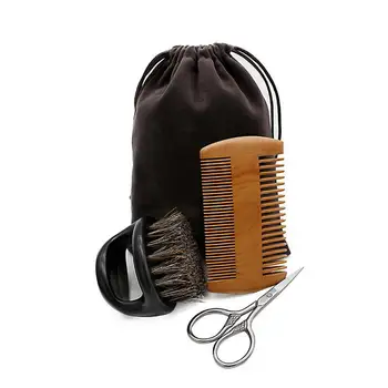 Papa Beard Comb And Brush Kit For Men -Wild Boar Brush For Beard Mustache Brush Set Grease Growth Modeling Luster Softness
Papa Beard Comb And Brush Kit For Men -Wild Boar Brush For Beard Mustache Brush Set Grease Growth Modeling Luster Softness