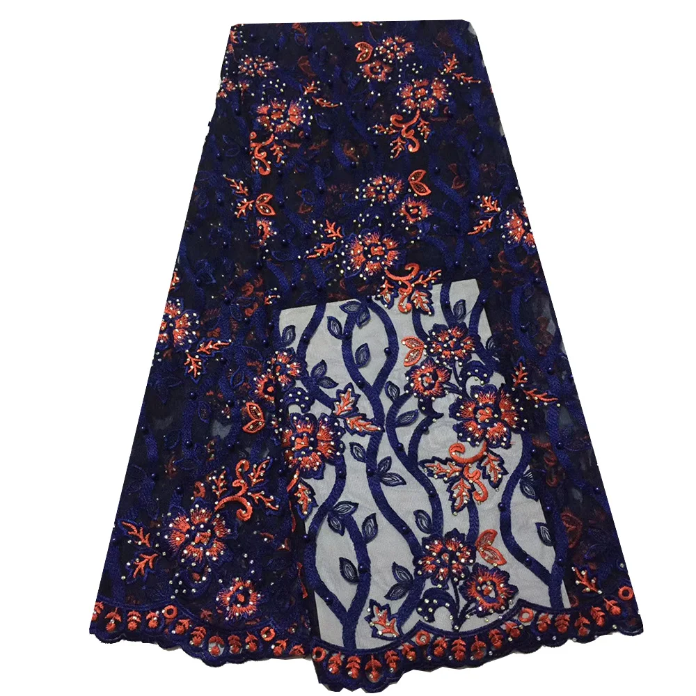 African lace fabric 2019 high quality lace nigerian tulle lace fabrics for dress embroidered mesh fabric with beads and stones
African lace fabric 2019 high quality lace nigerian tulle lace fabrics for dress embroidered mesh fabric with beads and stones