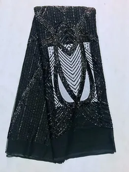 Tulle Sequins Fabric Black Sequin Lace High Quality African Lace Materials For Wedding Promotion High Organza Lace Fabrics 2019
Tulle Sequins Fabric Black Sequin Lace High Quality African Lace Materials For Wedding Promotion High Organza Lace Fabrics 2019