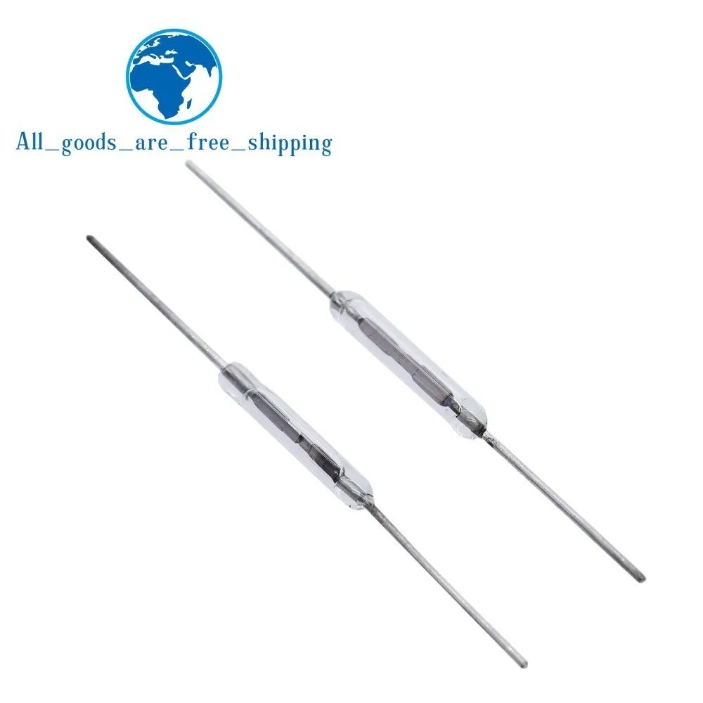 10pcs N/O Reed switch Magnetic Switch 2 * 14mm Normally Open Magnetic Induction switch For Arduino
10pcs N/O Reed switch Magnetic Switch 2 * 14mm Normally Open Magnetic Induction switch For Arduino