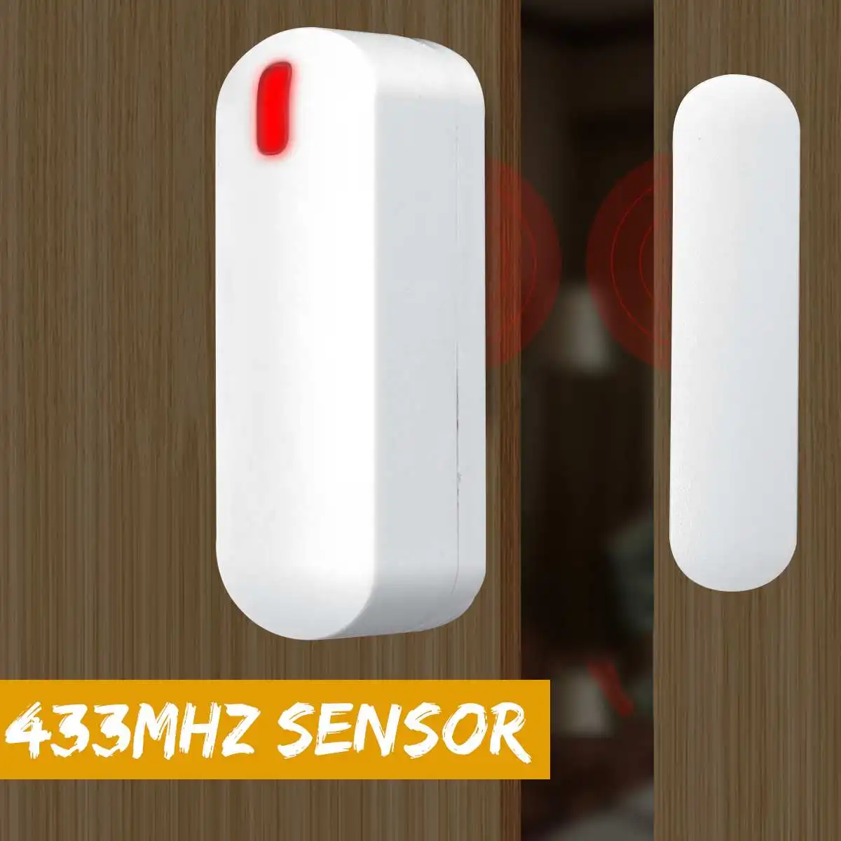 Wireless Guarding Windows Doors Sensor Magnetic Strip For 433MHz Home Security Detector Alarm System Kits Office Alarm Sensor
Wireless Guarding Windows Doors Sensor Magnetic Strip For 433MHz Home Security Detector Alarm System Kits Office Alarm Sensor