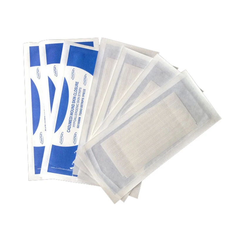 2pack Wound Closure Medical Surgical Tape No Need To Suture Steri-strip Skin Closure 6*100mm (10 Strips),12*100mm(6 Strips)
2pack Wound Closure Medical Surgical Tape No Need To Suture Steri-strip Skin Closure 6*100mm (10 Strips),12*100mm(6 Strips)