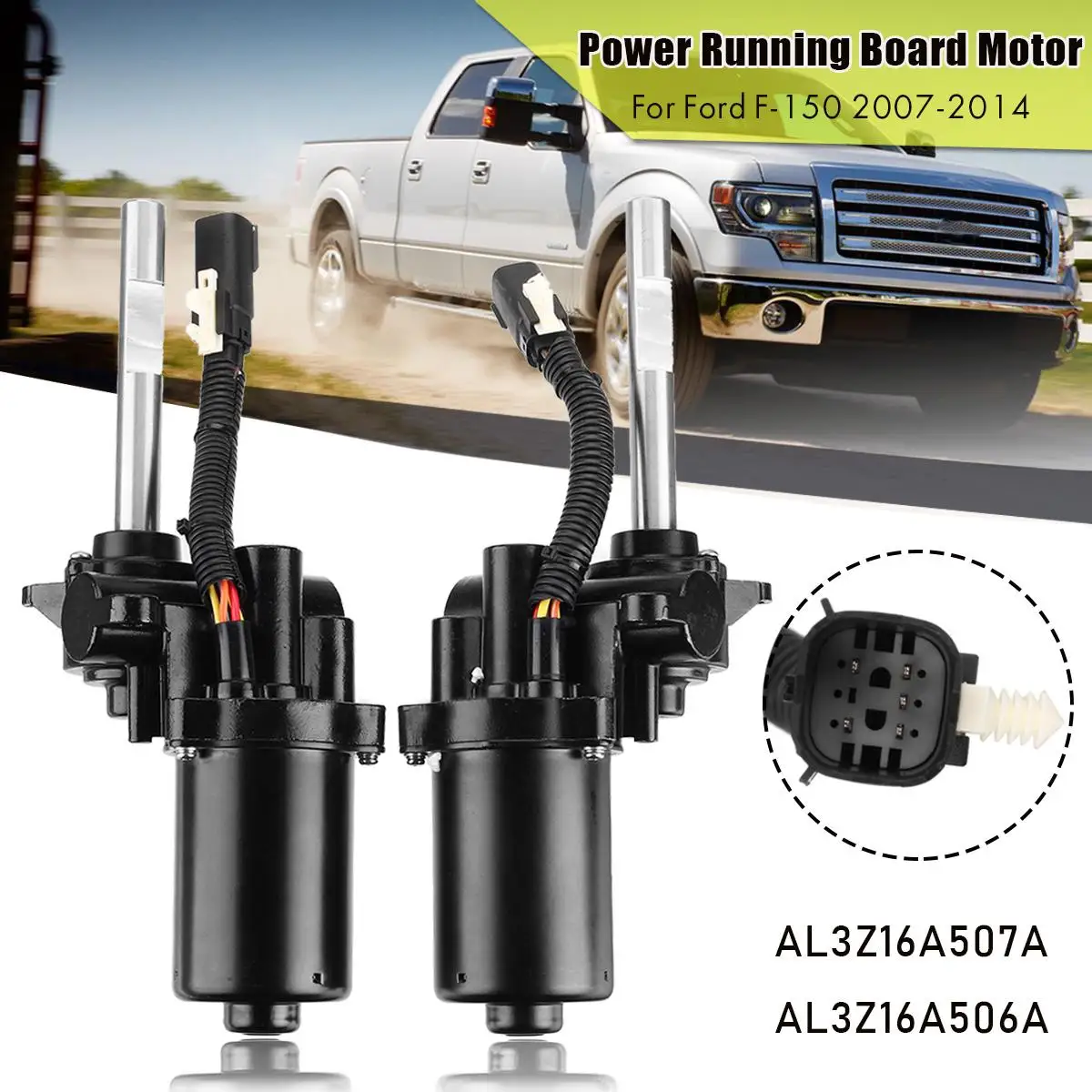 Front Power Running Board Motor For Ford F-150 2007-2014 AL3Z16A507A AL3Z16A506A
Front Power Running Board Motor For Ford F-150 2007-2014 AL3Z16A507A AL3Z16A506A