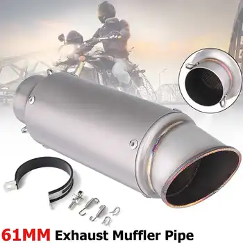 Inlet 61mm Motorcycle Exhaust Pipe Muffler Stainless Steel SC GP Racing Project Exhaust Mufflers Black / Titanium Exhaust Pipe
Inlet 61mm Motorcycle Exhaust Pipe Muffler Stainless Steel SC GP Racing Project Exhaust Mufflers Black / Titanium Exhaust Pipe
