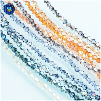105pcs Colorful 4mm Bicone Loose Spacer Beads Austrian Crystals Beads for Jewelry Making Accessories
105pcs Colorful 4mm Bicone Loose Spacer Beads Austrian Crystals Beads for Jewelry Making Accessories