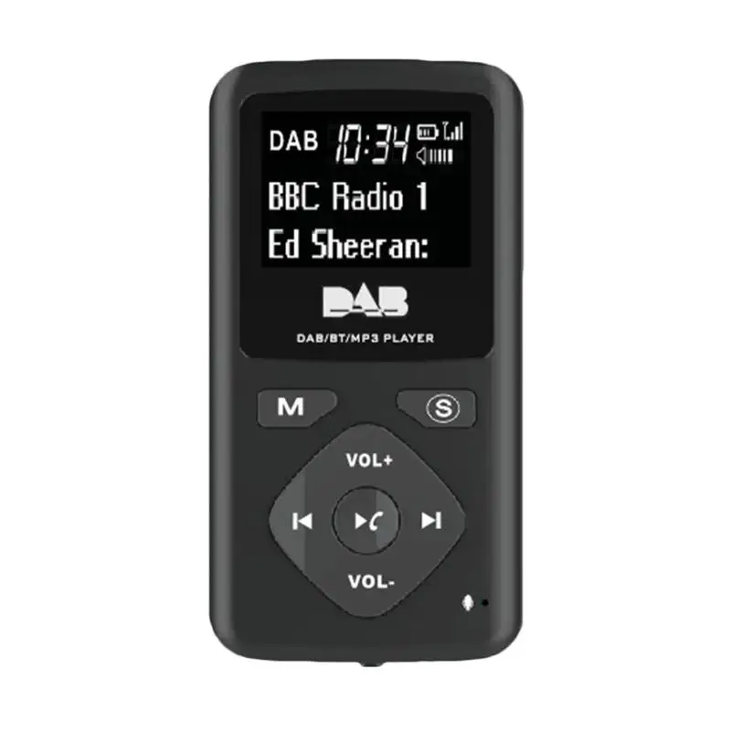 Portable DAB/DAB+ Pocket Digital Radio Receiver Bluetooth MP3 Player Support TF Card Play with Earphone popular AU EU
Portable DAB/DAB+ Pocket Digital Radio Receiver Bluetooth MP3 Player Support TF Card Play with Earphone popular AU EU