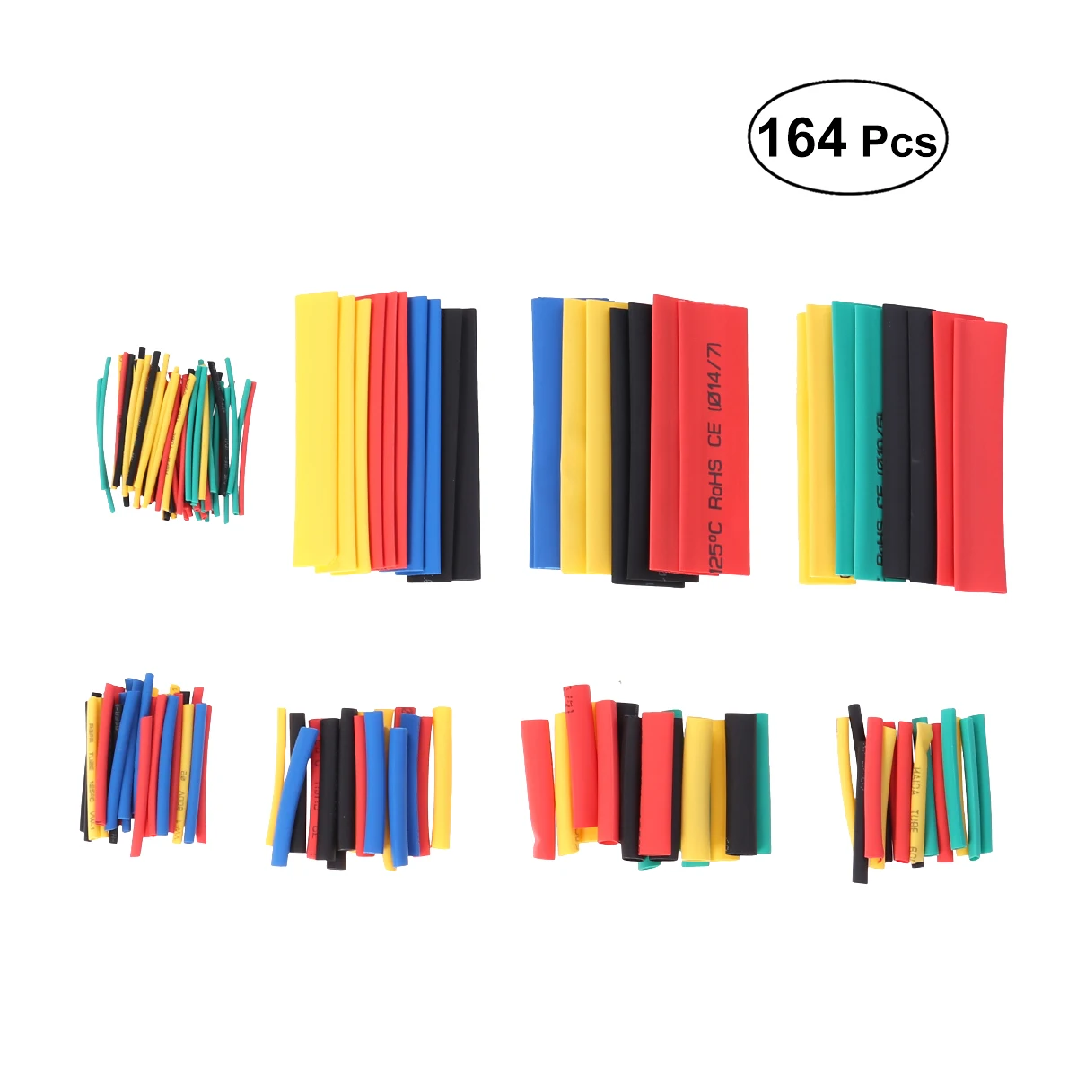 Durable Practical High Quality Protective Heat Shrink Tube Sleeving Wires Cords Cables Kit Set
Durable Practical High Quality Protective Heat Shrink Tube Sleeving Wires Cords Cables Kit Set