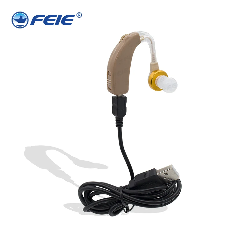 BTE Rechargeable Ear Sound Amplifier High Hearing Aid with Low Power Consumption and Noise Reduction for the elderly C-108
BTE Rechargeable Ear Sound Amplifier High Hearing Aid with Low Power Consumption and Noise Reduction for the elderly C-108