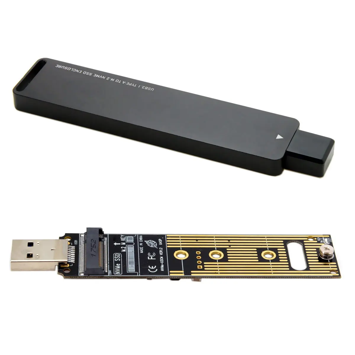 NVME M-key M.2 NGFF SSD Внешний PCBA конвейер USB 3,0 адаптер с флэш-диском Чехол черный
NVME M-key M.2 NGFF SSD Внешний PCBA конвейер USB 3,0 адаптер с флэш-диском Чехол черный
