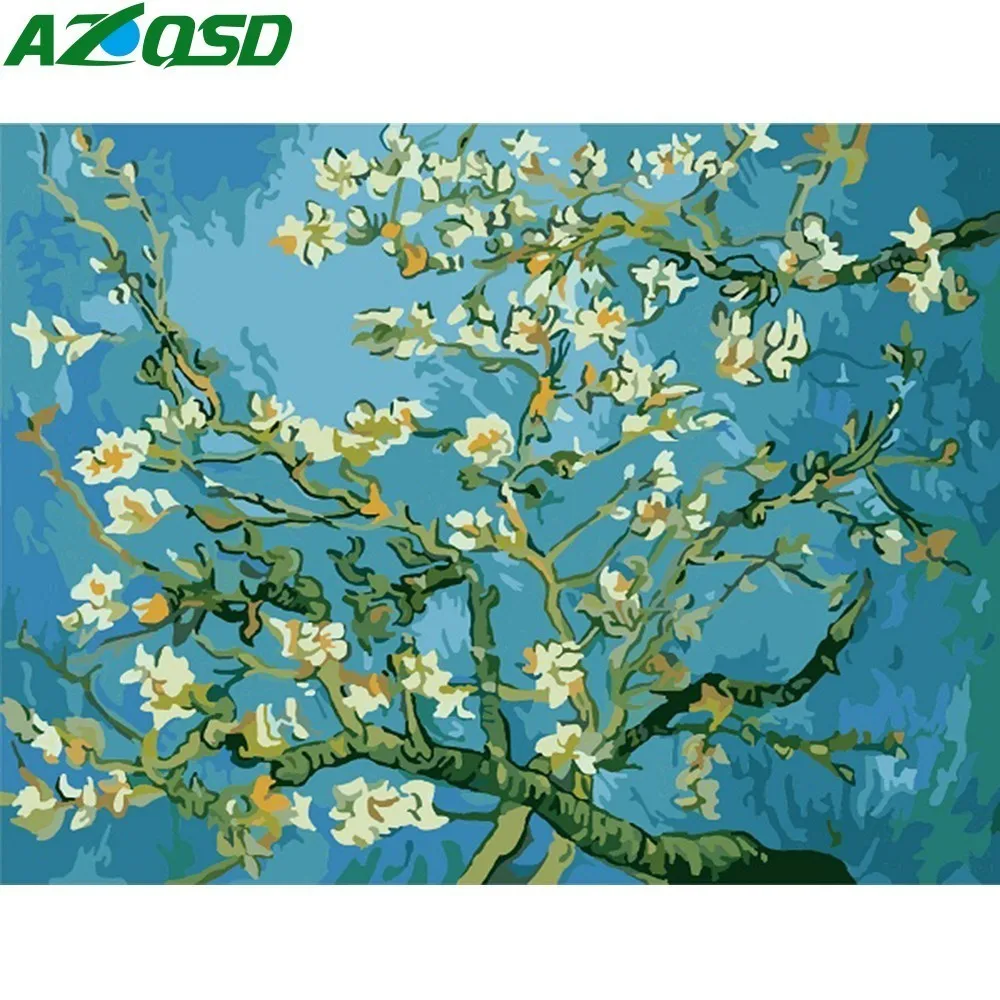 AZQSD Hand Painted Modern Oil Painting Flower Tree Painting By Numbers Paint Canvas Picture DIY Scenery K097
AZQSD Hand Painted Modern Oil Painting Flower Tree Painting By Numbers Paint Canvas Picture DIY Scenery K097