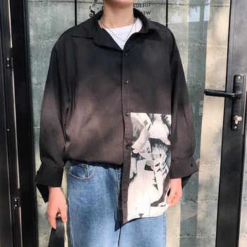 2019 Spring And Summer Models Korean Version Of The Trend Loose Casual Youth Solid Color Long-sleeved Shirt Camisa Masculina
2019 Spring And Summer Models Korean Version Of The Trend Loose Casual Youth Solid Color Long-sleeved Shirt Camisa Masculina