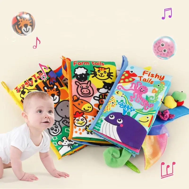 Baby Toy Kids 3D Animal Tails Cloth Book Baby Puzzle Toy Soft Early Learning Development Education Books Baby Intelligence
Baby Toy Kids 3D Animal Tails Cloth Book Baby Puzzle Toy Soft Early Learning Development Education Books Baby Intelligence