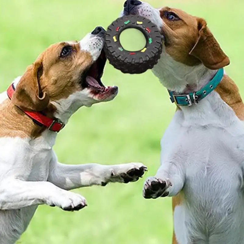 Dog Toys For Small Large Dogs Puppy Playing Training Squeaky Toy Tyre Treads Tough Pet Toys Pet Chewing Supplies
Dog Toys For Small Large Dogs Puppy Playing Training Squeaky Toy Tyre Treads Tough Pet Toys Pet Chewing Supplies