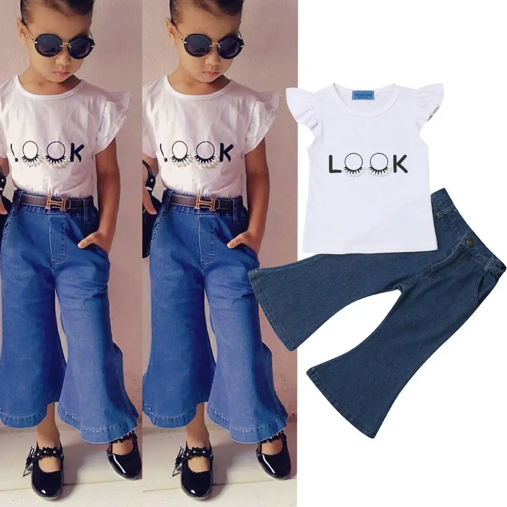 Pudcoco Girl Set 2Y-7Y US 2Pcs Kids Baby Girl LOOK Eyes Top+Bell-bottom Pant Outfit Clothes
Pudcoco Girl Set 2Y-7Y US 2Pcs Kids Baby Girl LOOK Eyes Top+Bell-bottom Pant Outfit Clothes