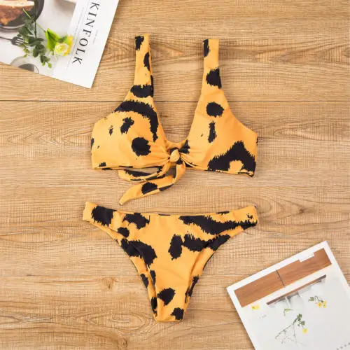 2019 Summer Sexy Womens Leopard Padded Push-up Bikini Set Bandage High Waist Swimsuit Bathing Suit Beachwear Swimwear Costume
2019 Summer Sexy Womens Leopard Padded Push-up Bikini Set Bandage High Waist Swimsuit Bathing Suit Beachwear Swimwear Costume